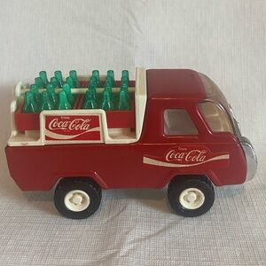 VINTAGE BUDDY L PRESSED STEEL COCA-COLA DELIVERY TRUCK WITH BOTTLES